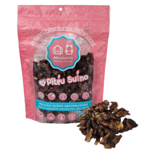 Petisco Natural para Cães e Gatos - Pitéu Suíno (Pulmão Suíno)